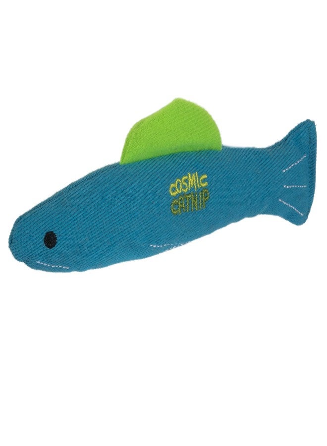 بت زون لعبة أنيت السمكة من بيت زون محشوة بالنعناع البري | لعبة قطيفة محشوة بالنعناع البري بنسبة 100% | تحفز اللعب وغريزة الصيد والتمرين للقطط المنزلية - Image 2